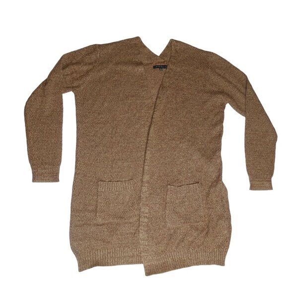 Love Ellie Cardigan Sweater Long Brown Stitch Fix Size XL Women NEW - Picture 2 of 9